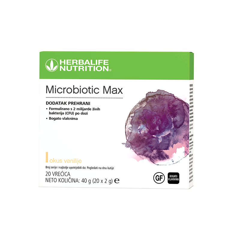 Microbiotic Max 20 vrećica x 2 g vanilija